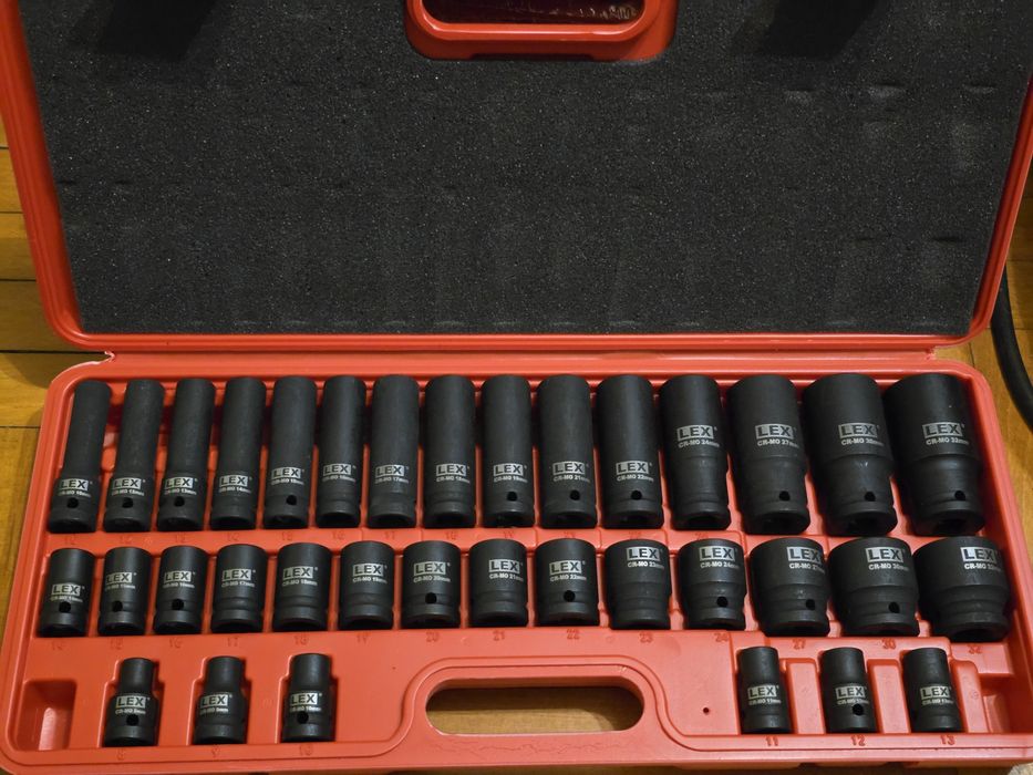 Lex набір ударних головок квадрат 1/2  35 шт