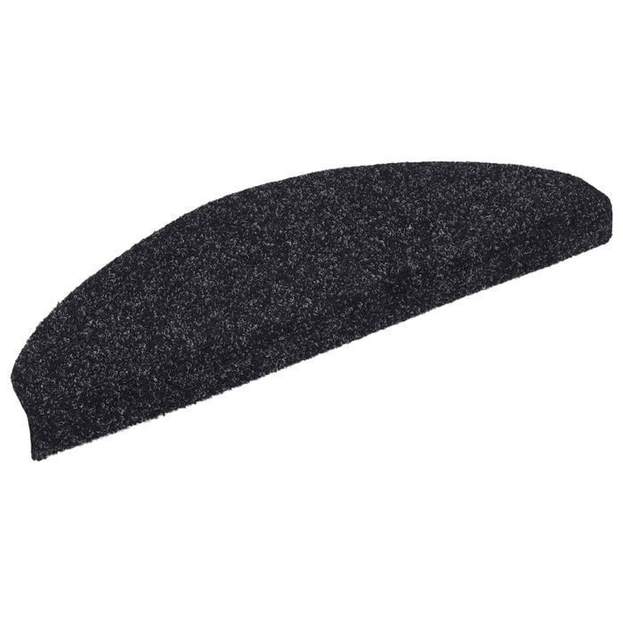 Vidaxl Samoprzylepne Nakładki Na Schody, 5 Szt., Czarne, 65X21X4 Cm