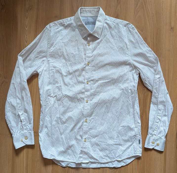 Męska koszula Matinique Robon XL Cotton Slim Fit Wzór Logo