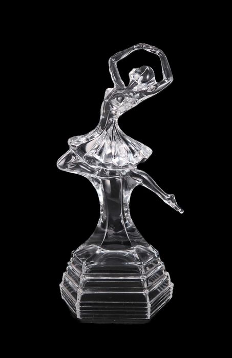 Esculturas Art Deco em cristal, CADA)