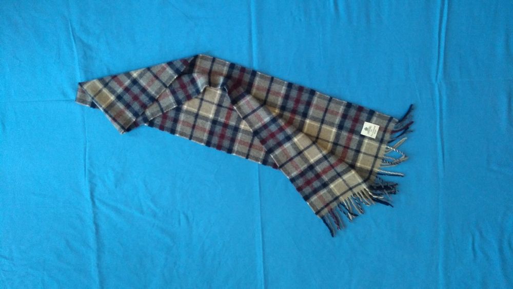 Картатий вовняний шарф MADE IN HAWICK SCOTLAND
Pure Lambswool