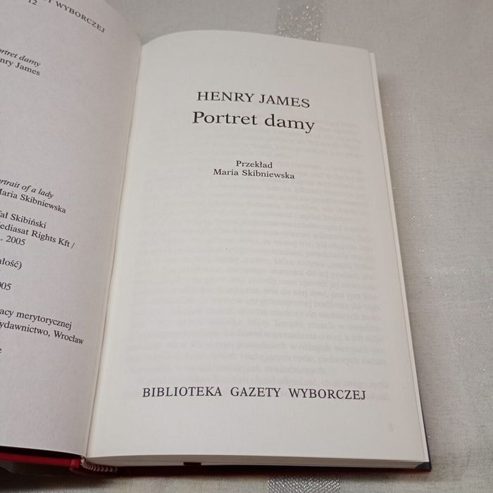 Portret damy. Henry James