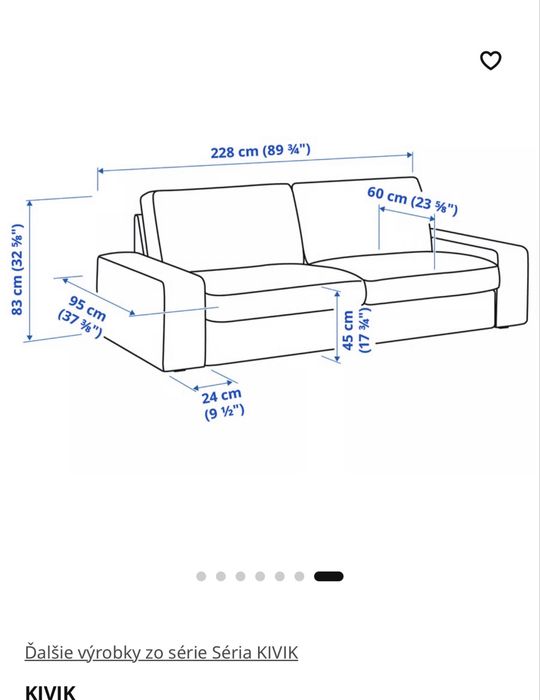 Продам диван IKEA KIVIK шкіра 005.195.25