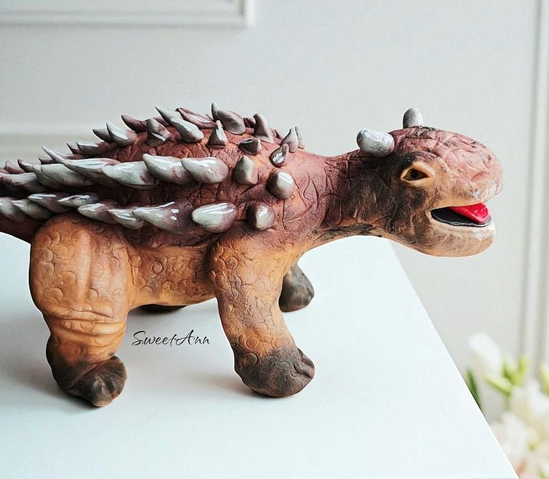 Dinozaur figurka dekoracja na tort