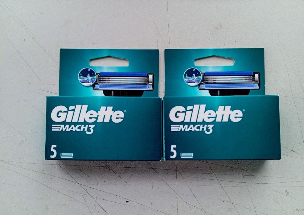 Gillette Mach3 wkłady ostrza wymienne 10 wkładów 2 opk.
