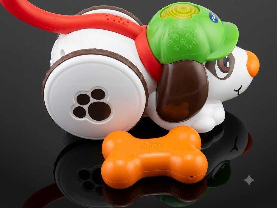 Cãozinho Eletrónico Chicco com Osso Interativo