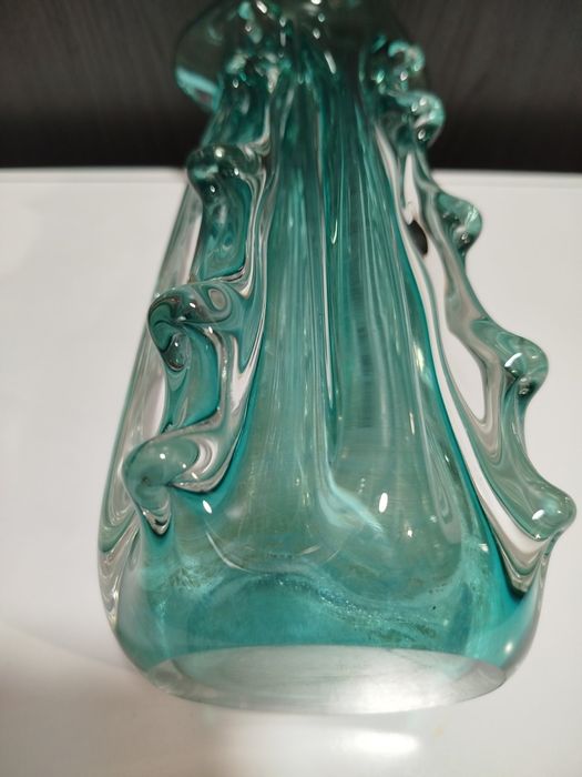 Ваза чешские стекло 28 см