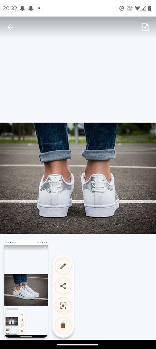 Adidas Originals Superstar AQ3091 biało srebrne