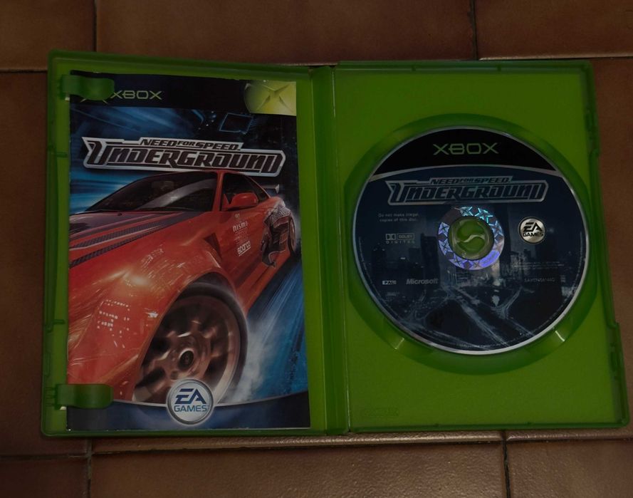 Jogo Xbox Need For Speed Underground Completo - Capa Inglesa