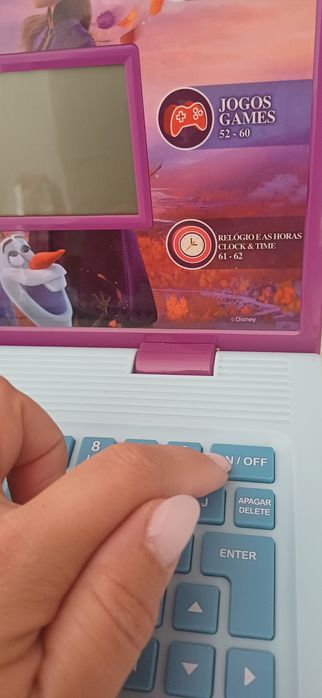 Fronzen interativo para criança