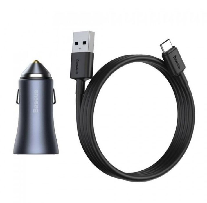 Зарядное устройство Baseus 40W в машину зарядний пристрій АЗП АЗУ