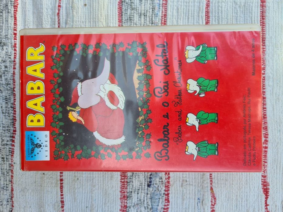 Vhs desenho animado elefante Babar