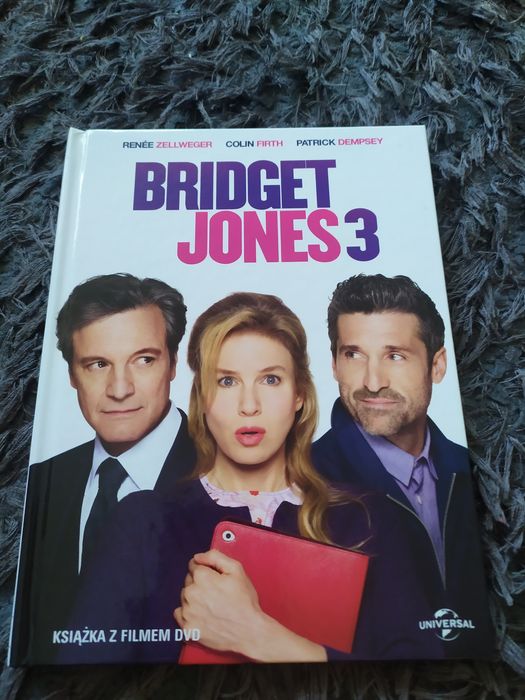 Bridget Jones 3 film DVD z książką