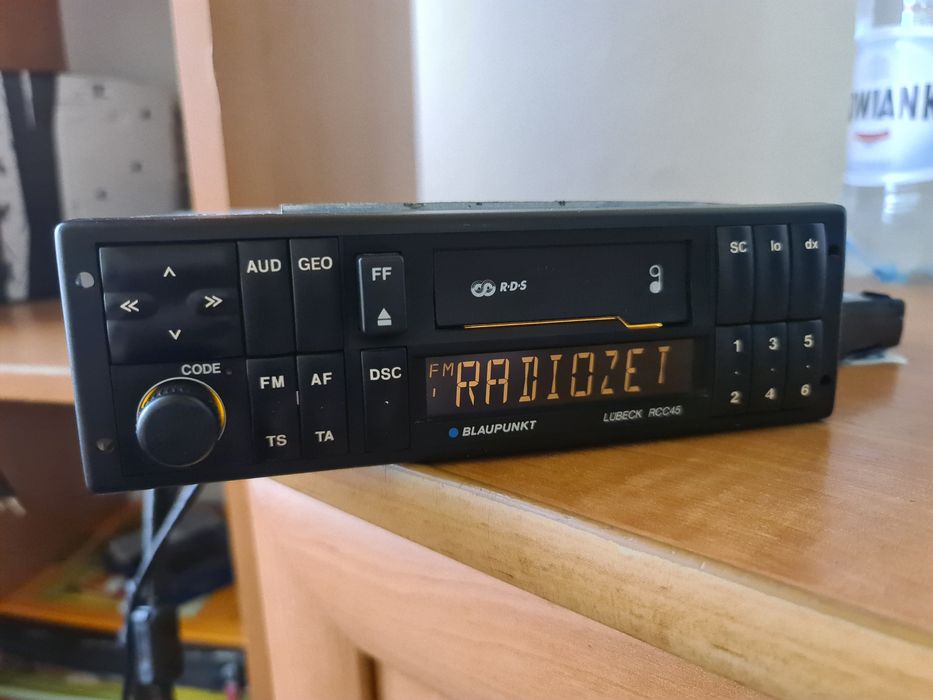 Radio BLAUPUNKT LUBECK RCC45 rds kaseta aux mercedes porsche bmw audi opel  klasyk old