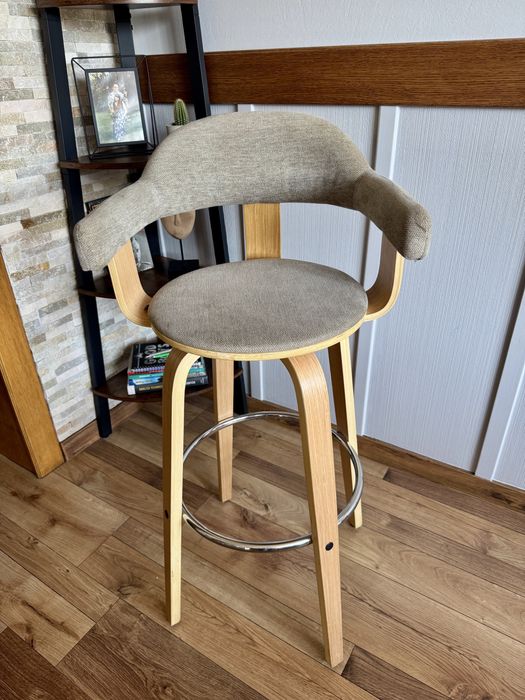 HOKER dąb + szary ( tkanina)