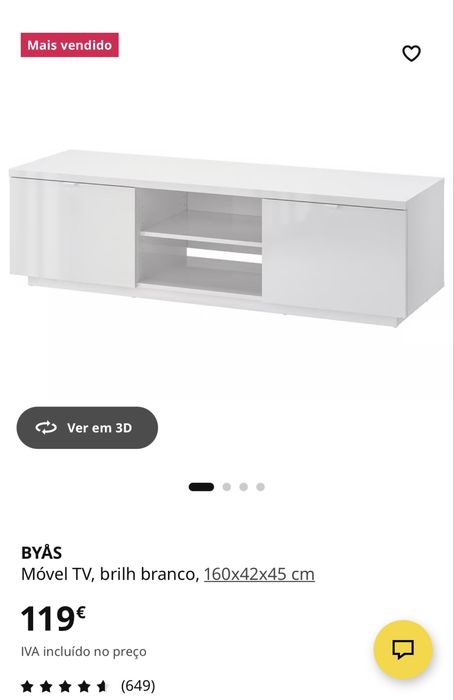 Movel sala estar branco