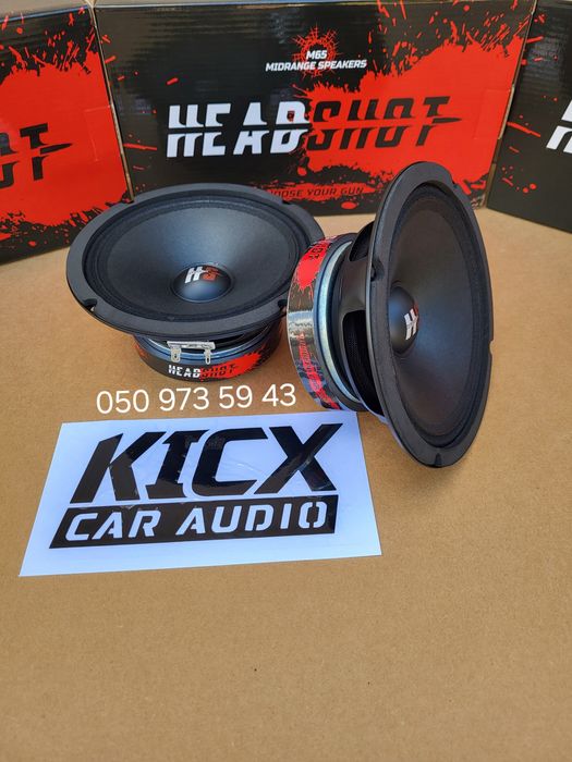 16см Kicx HeadShot M65/динаміки в авто/колонки/середньочастотні