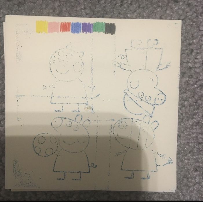 Pieczątki Peppa + mazaki