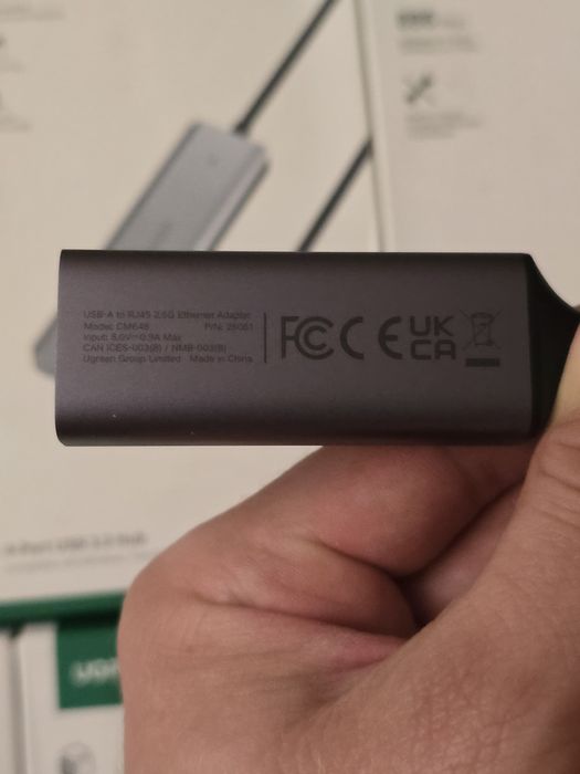 UGREEN USB-A to RJ45 2.5G Ethernet Adapter — мережевий адаптер 2.5 Гбіт/с