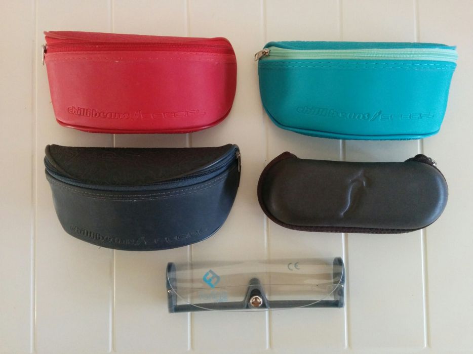 Caixas/Bolsas de protecção para óculos