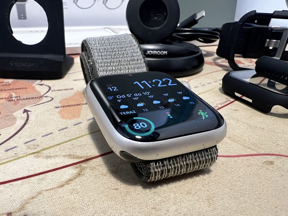Zegarek Apple Watch 7 45mm duży zestaw