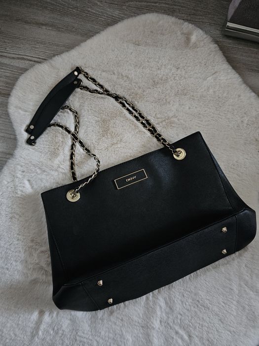 Torebka dkny na ramię DKNY Bryant Park ze skóry saffiano torba