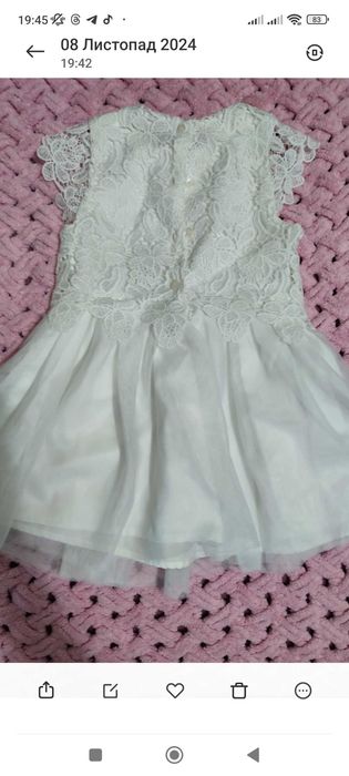 Святкова сукня для дівчинки 1 рік