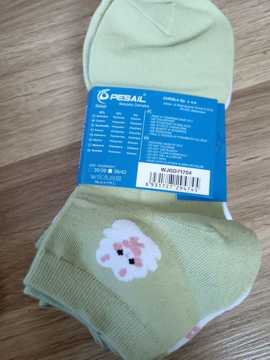Zestaw skarpet 38-41, 38-42 Bawełna