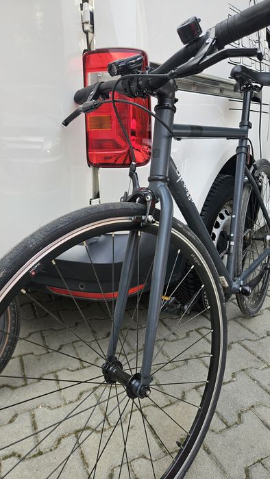 Rowe miejski nowy: single speed decathlon ELOPS speed