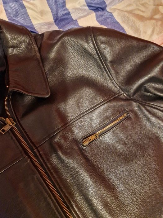 Kurtka skórzana luksusowa