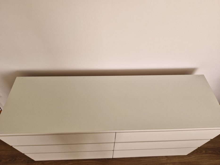 Móvel IKEA MALM 3+3 gavetas e vidro