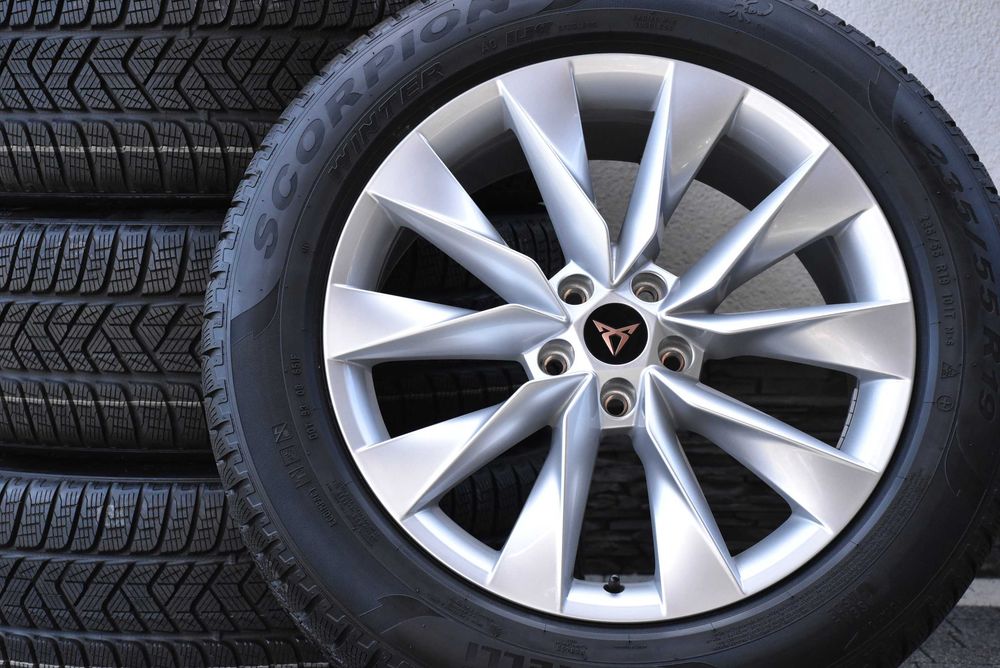 Nowe koła zimowe OEM Audi Q4 Sportback e-tron VW ID.4 ID.5 ID.6 SKODA ELROQ ENYAQ PEAQ CUPRA Tavascan 19" Pirelli