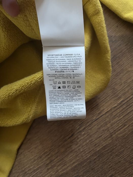 Stone island yellow Brushed Cotton L Original