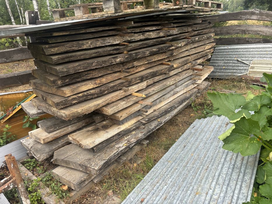 Dąb plastry blaty bale na stoły 12 lat leżakuje wysuszony