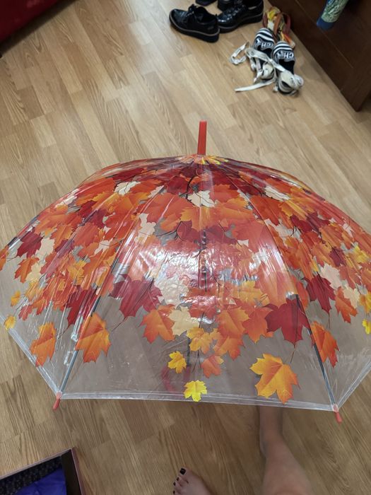 Зонтик полупрозрачный