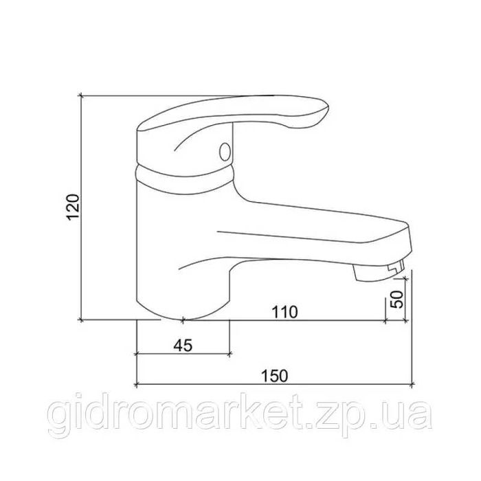 НОВИНКА с Подводкой Смеситель\змішувач\кран для умивальника з пластика