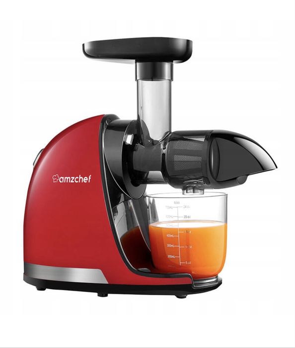 Wyciskarka wolnoobrotowa pozioma 150W Amzchef 1501-RD