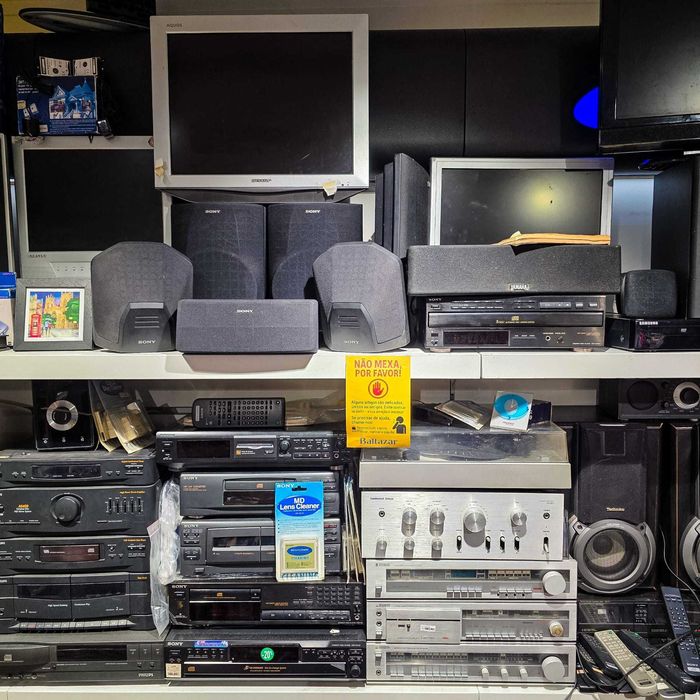 Sony MiniDisc Deck MDS-JE510 com Comando e Manual