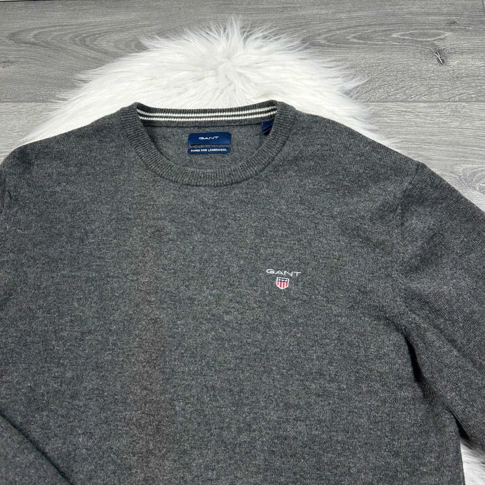 Чоловічий оригінальний шерстяний светр Gant