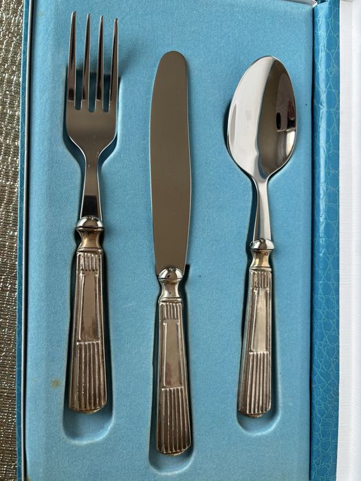 Talheres criança em prata com estojo