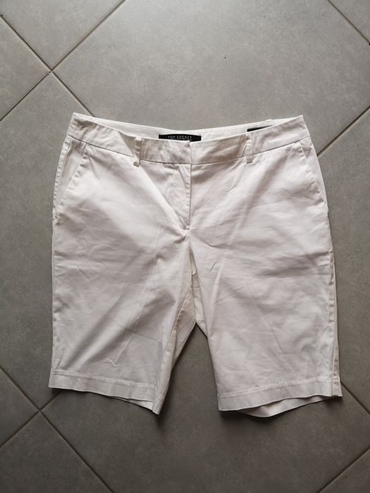 Białe szorty spodnie Top Secret M