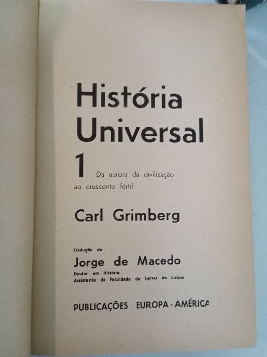 História Universal - Carl Grimberg