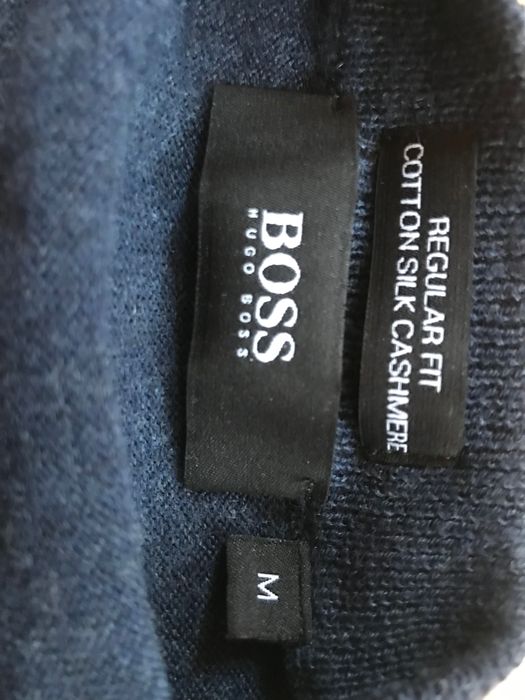 HUGO BOSS чоловічий джемпер светр кофта бавовна шовк кашемір ck armani