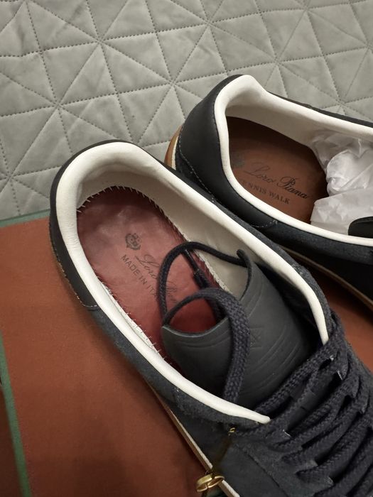 Кеди loro Piana синього кольору