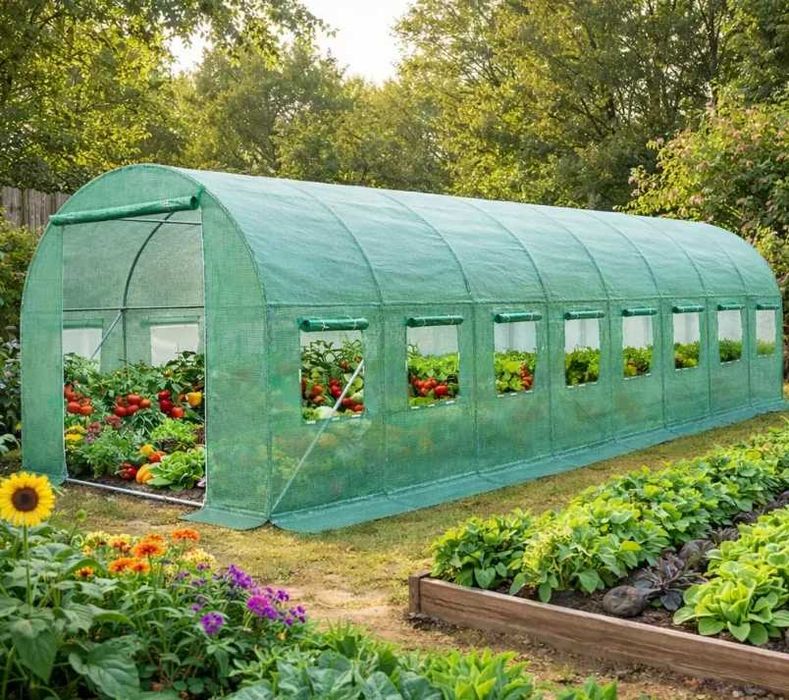 Польська каркасна садова теплиця Парник для розсади. Плівка парникова.