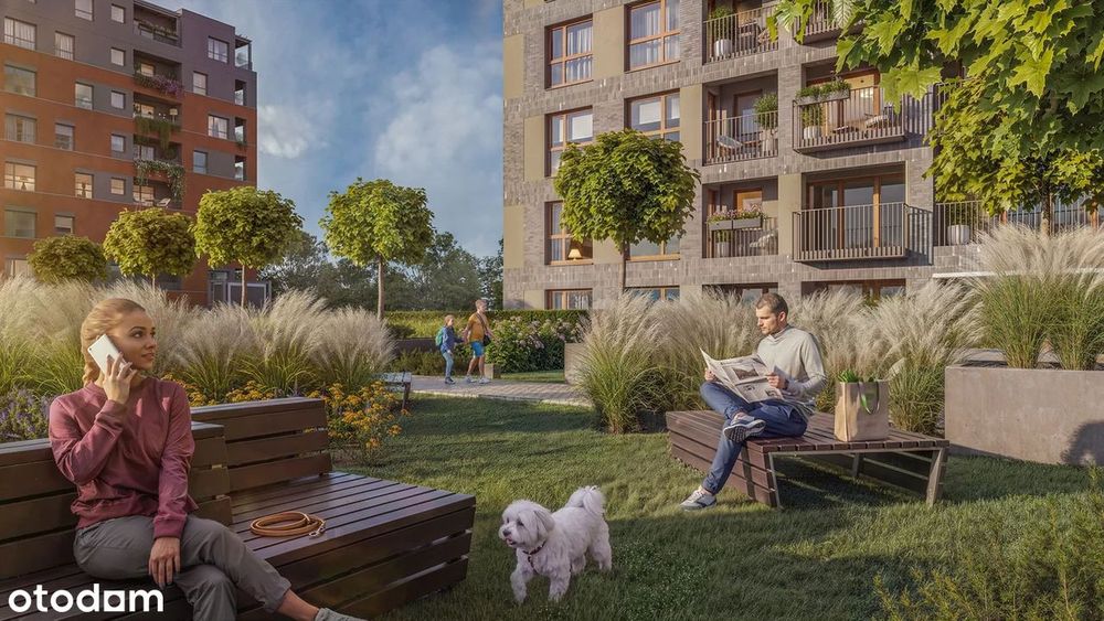 2-pokojowe mieszkanie 44m2 + balkon Bezpośrednio