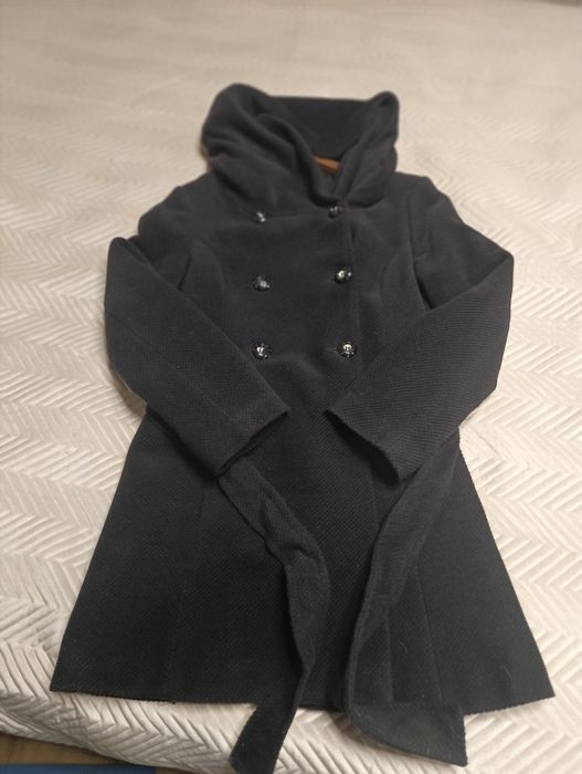 Płaszcz czarny damski "Bartosz"