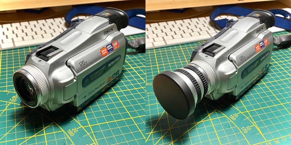 Adapter 30.5 mm na 37 mm - handycam, fisheye, vintage, skate nagrania