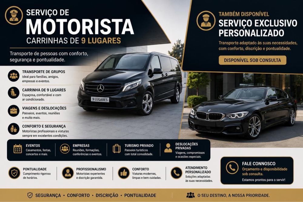 Motorista particular e transporte de passageiros
