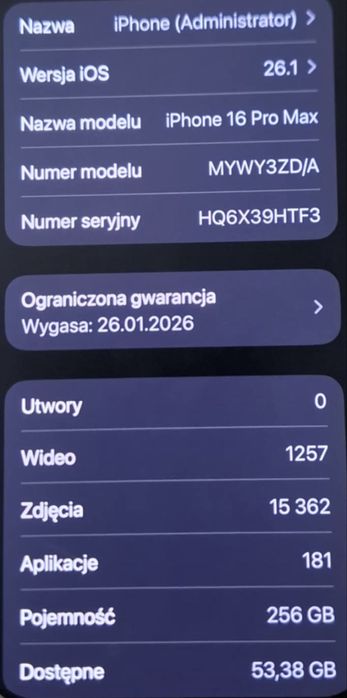 Iphone 16 pro max 256 natural titanium
